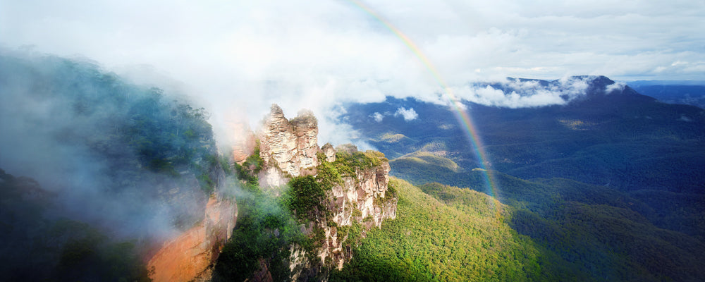 Rainbow in the Mountains